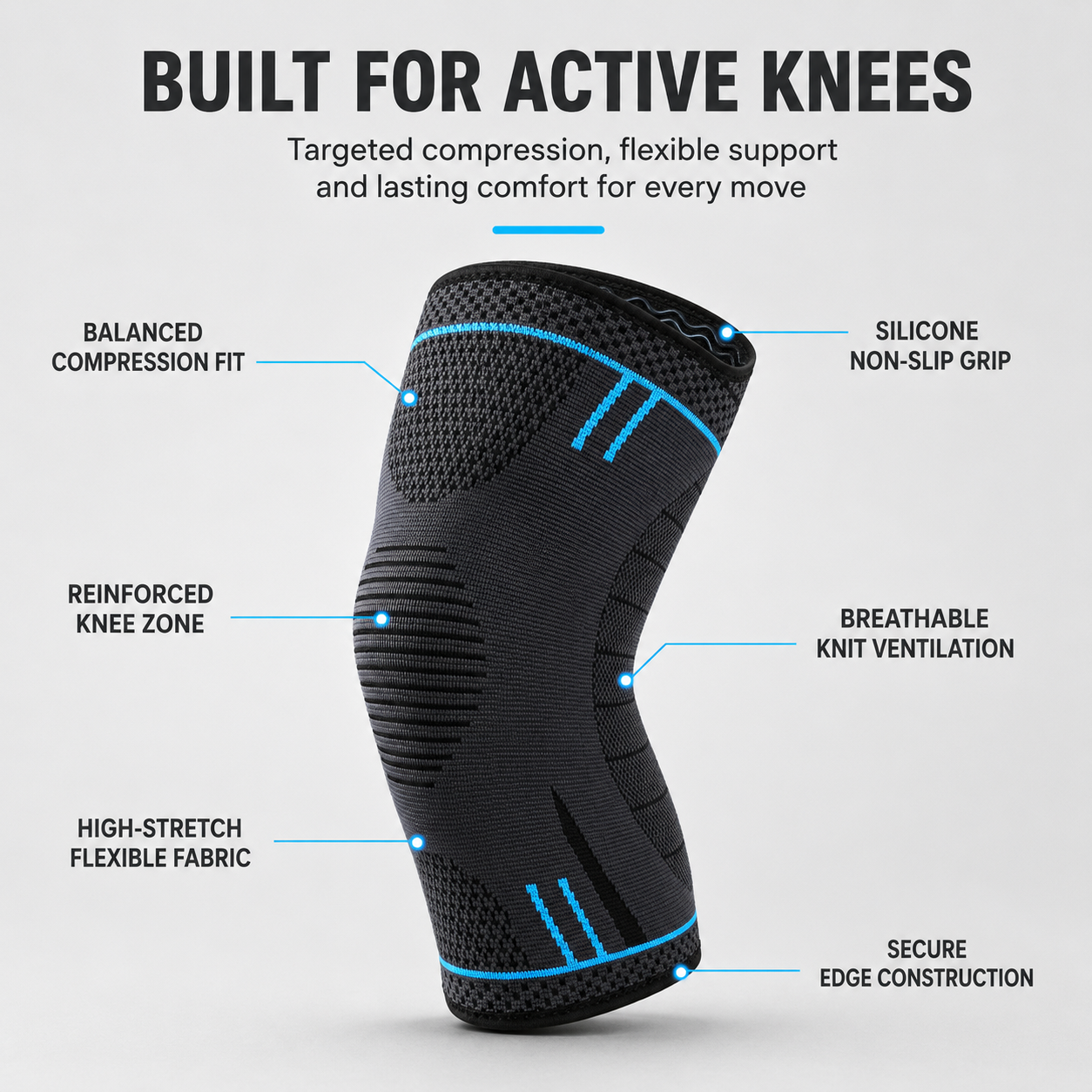 Lumoro KneeFlex Compression Sleeve