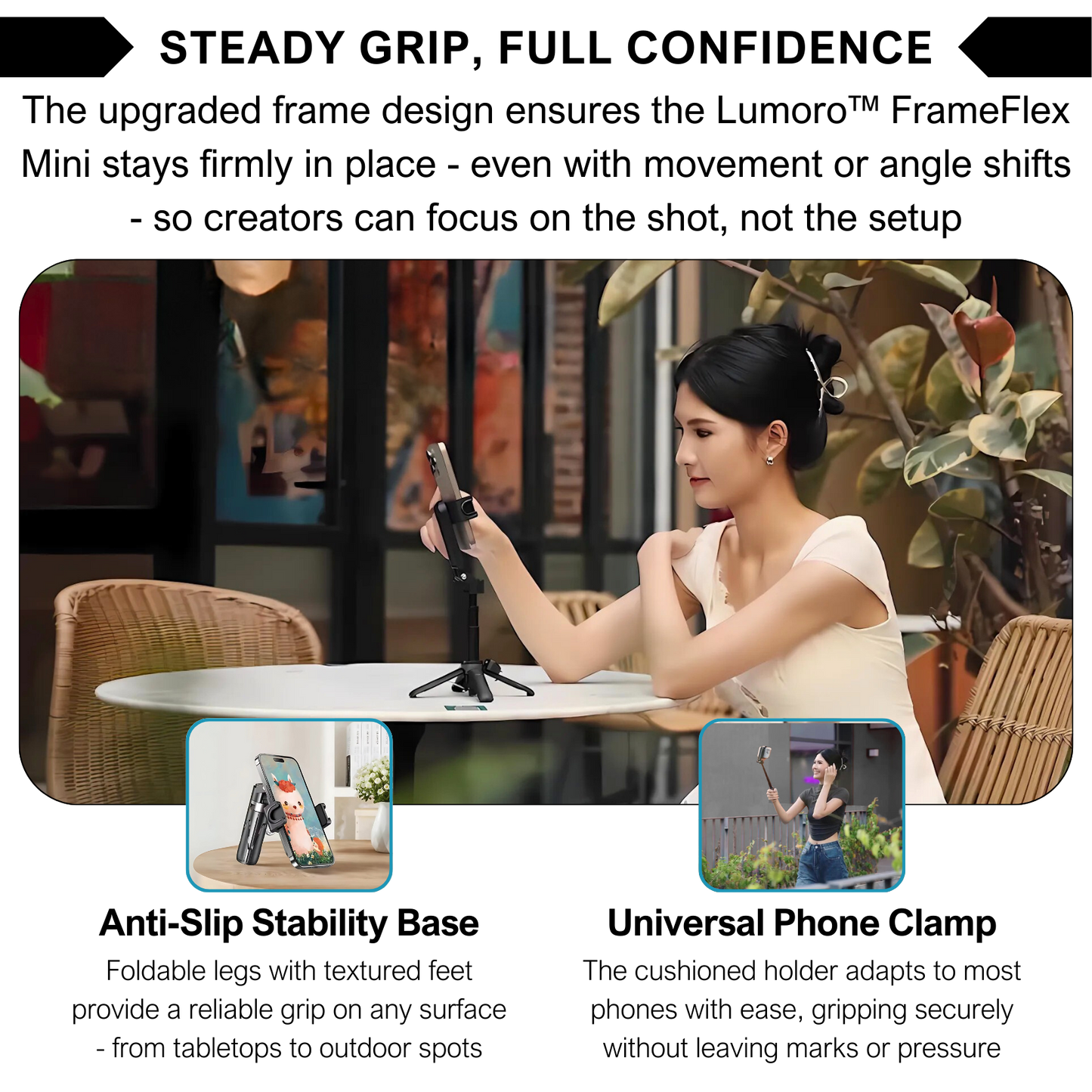 Lumoro™ FrameFlex Mini - For All Smartphones